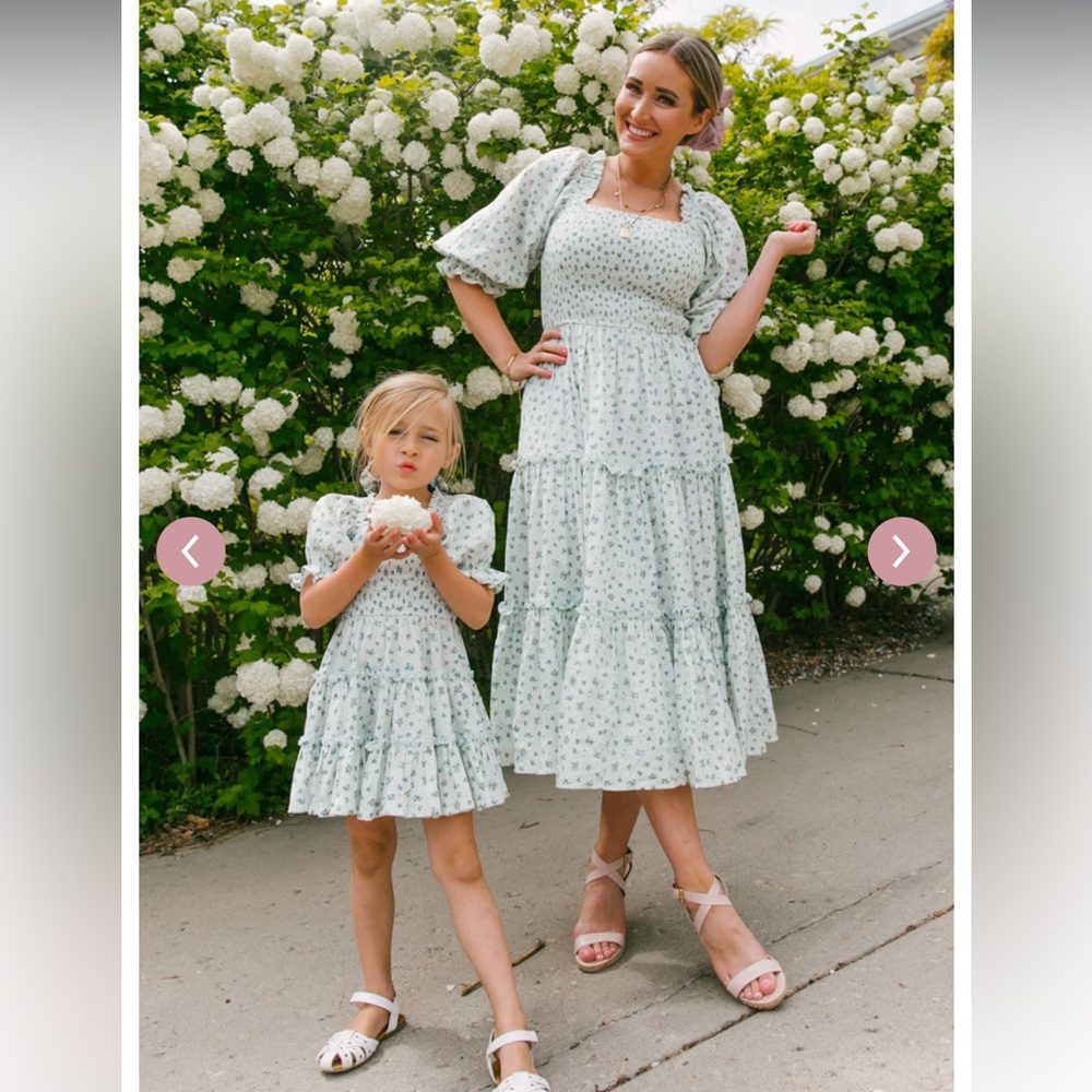 Ivy City | Mini Madeline Dress In Blue |